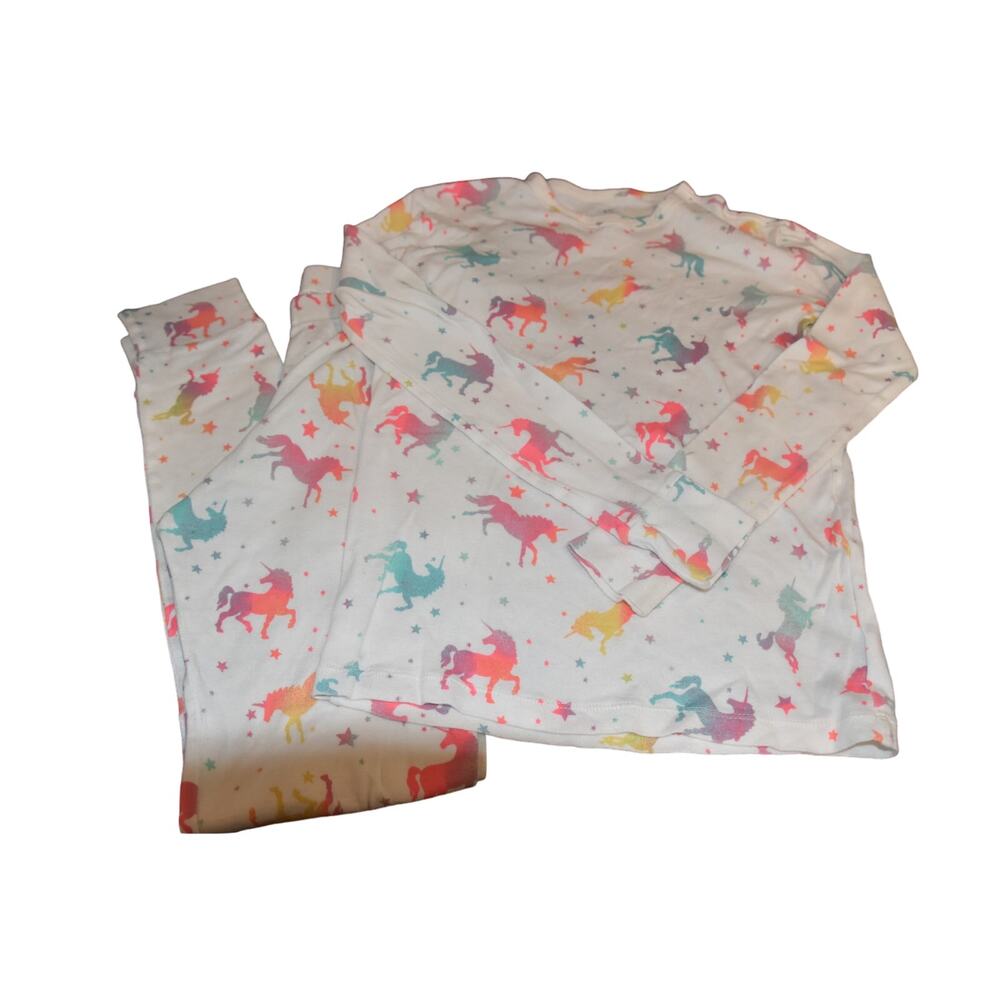Gap Kids, Snug Fit 2-Piece Unicorn Print Sleepwear, Organic Cotton, Size 14